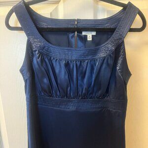 Cache Brand Satin-look  Midnight Blue  Dressy Camisole / Tank Top. Size Medium